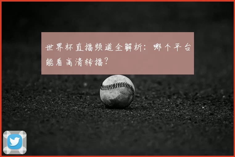 世界杯直播频道全解析：哪个平台能看高清转播？