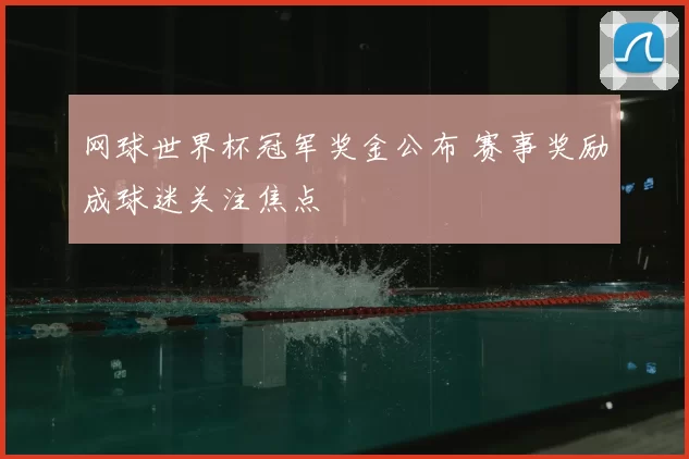 网球世界杯冠军奖金公布 赛事奖励成球迷关注焦点
