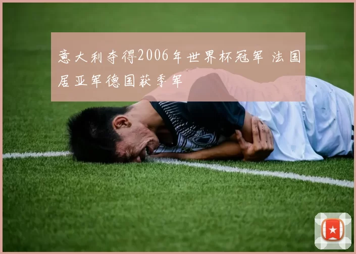 意大利夺得2006年世界杯冠军 法国居亚军德国获季军