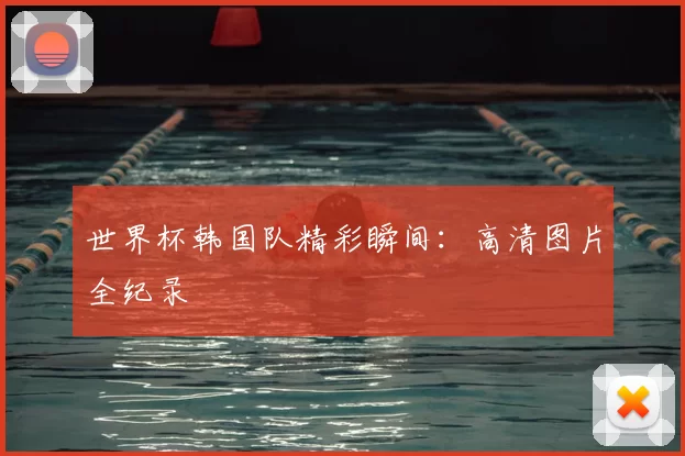 世界杯韩国队精彩瞬间：高清图片全纪录