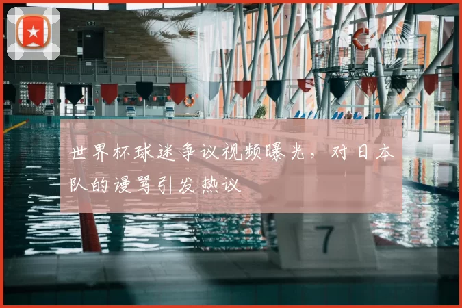 世界杯球迷争议视频曝光，对日本队的谩骂引发热议